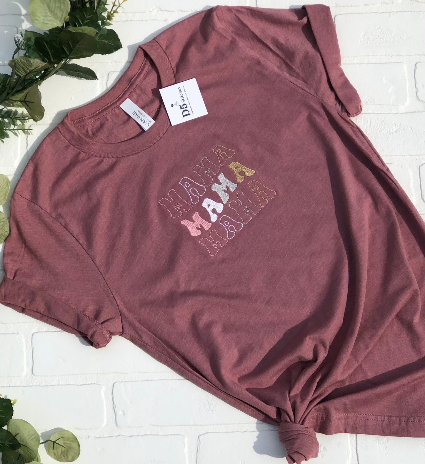 MAMA Embroidered T-shirt