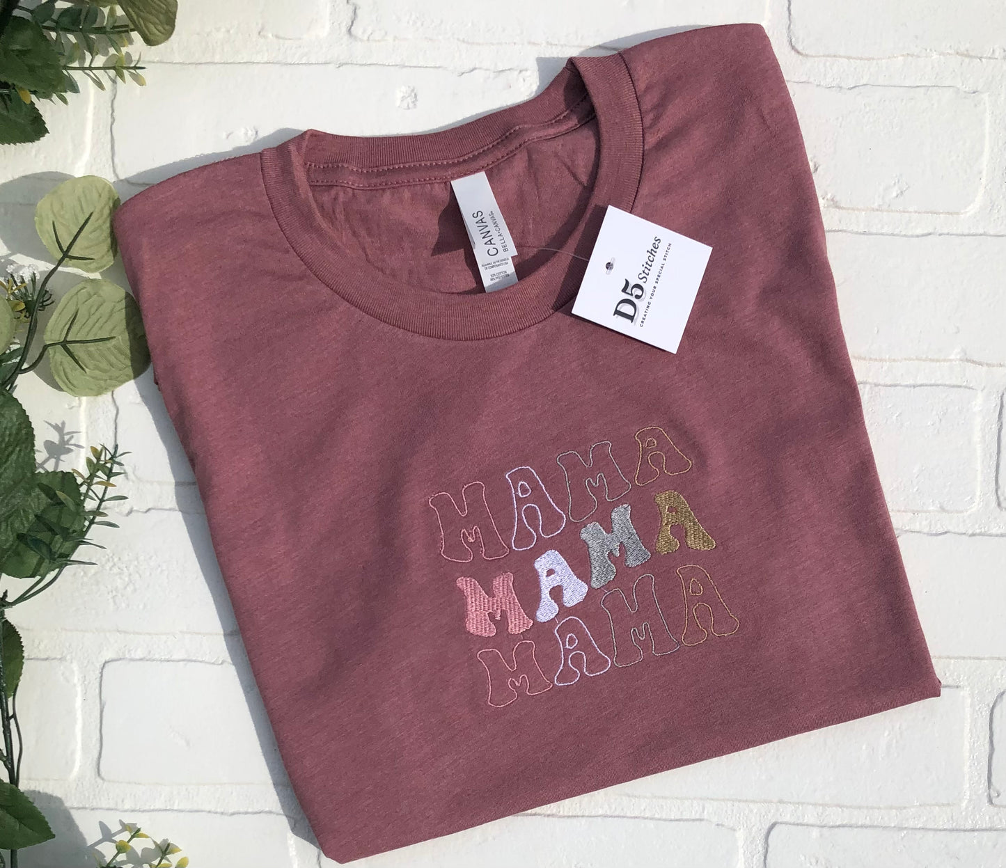 MAMA Embroidered T-shirt